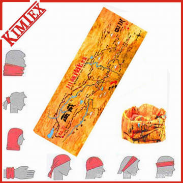 Kundenspezifische Polyester Multifunktions Nahtlose Buff Stirnband Bandana